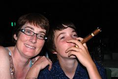 41 Cuba - Havana - Tropicana - Charlotte Ryan and Peter Ryan With Cigar.jpg